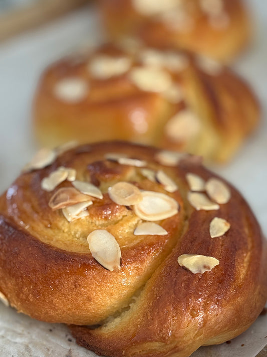 Almond Cream Brioche Buns
